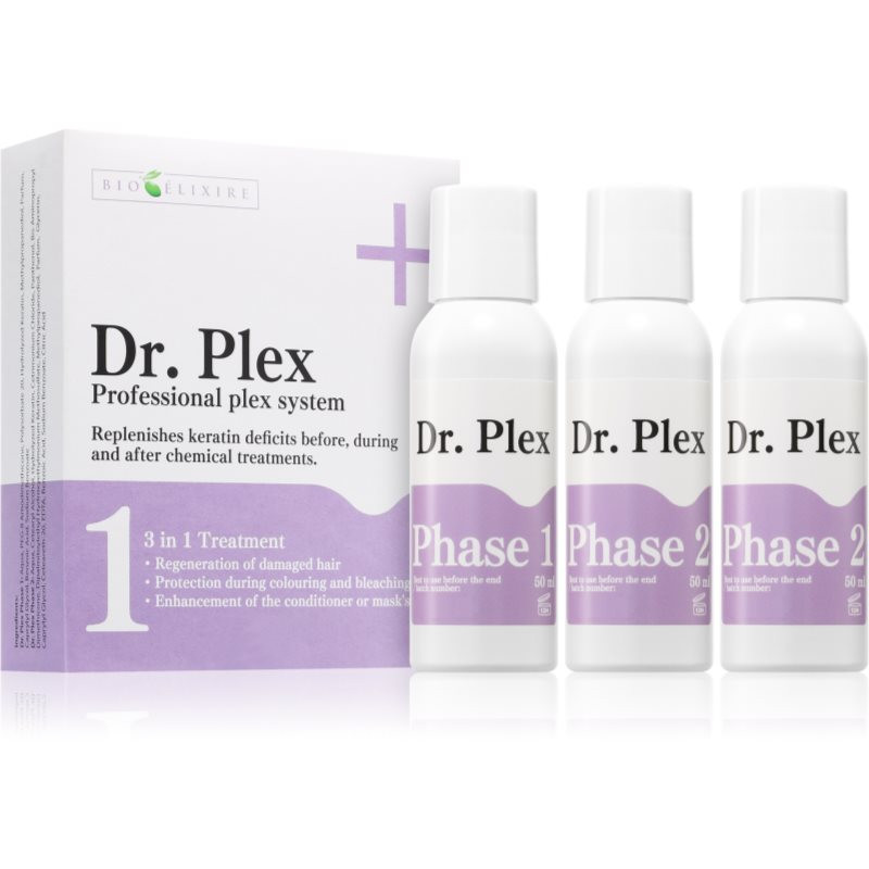 Bioélixire Dr. Plex obnovující kúra pro poškozené vlasy 3x50 ml