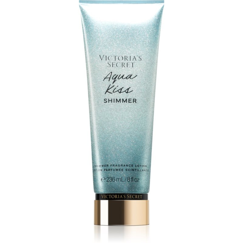 Victoria's Secret Aqua Kiss Shimmer tělové mléko pro ženy 236 ml