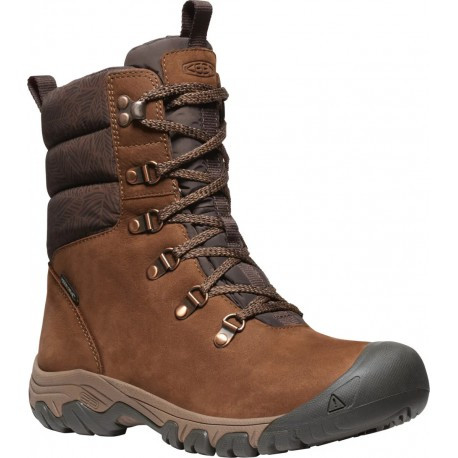 Keen Greta Boot WP W bison/java dámské zimní vyšší nepromokavé boty 38 EUR