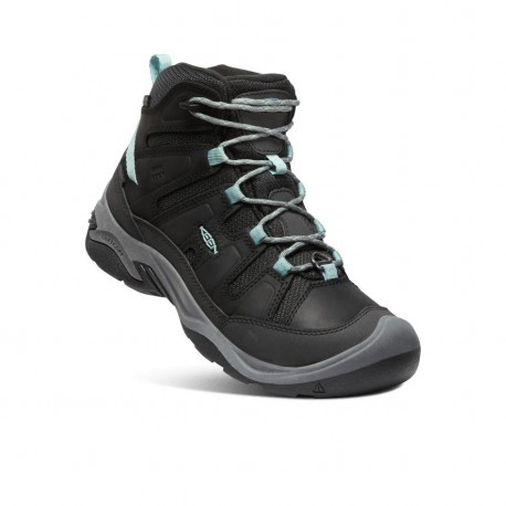 Keen Circadia Mid Polar WP W black/cloud blue dámské vyšší nepromokavé zimní kožené boty 38 EUR