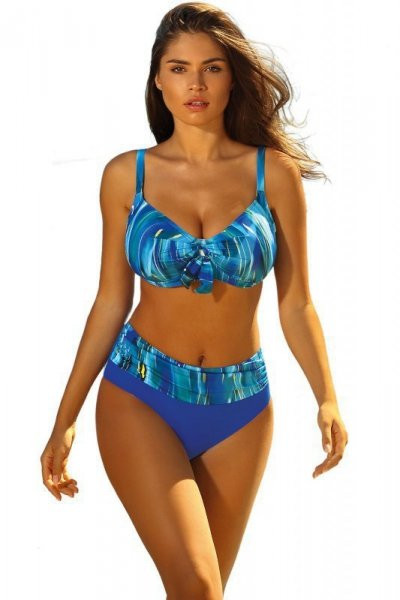 Self Puerto Rico5 934PO5 2 modré Dámské plavky 90e modrá