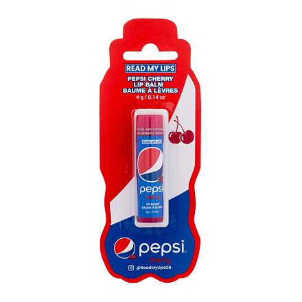 Read My Lips Pepsi Cherry Lip Balm hydratační balzám na rty s příchutí třešňové pepsi 4 g