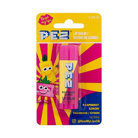 Read My Lips PEZ Raspberry Lemon Lip Balm hydratační balzám na rty s malinovo-citronovou příchutí 4 g