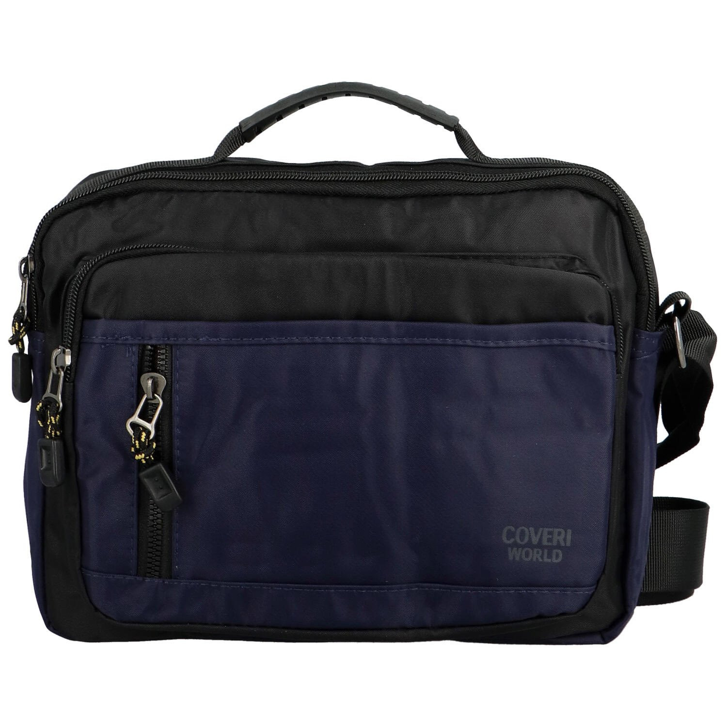 Pánská látková pracovní taška Coveri Kupri, tmavě modrá