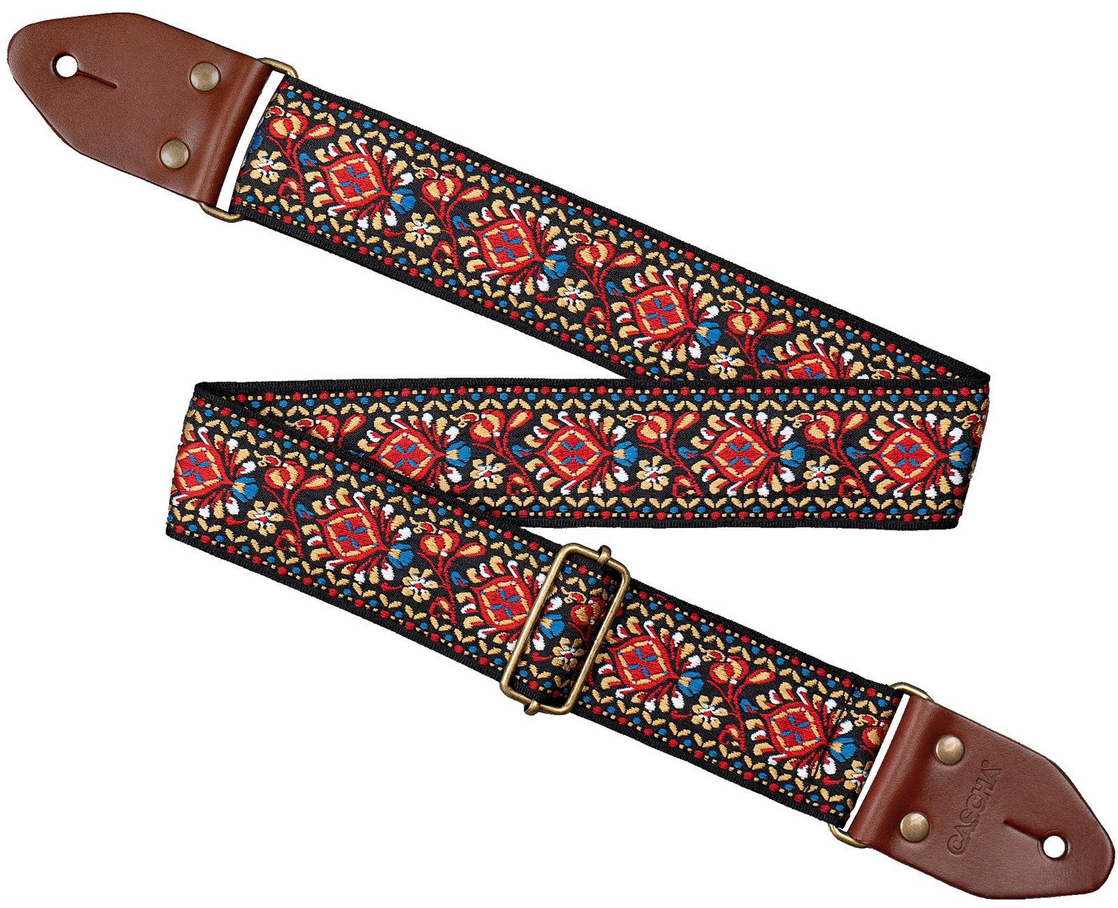 Cascha CGS-JW5 Guitar Strap Jacquard - Vintage