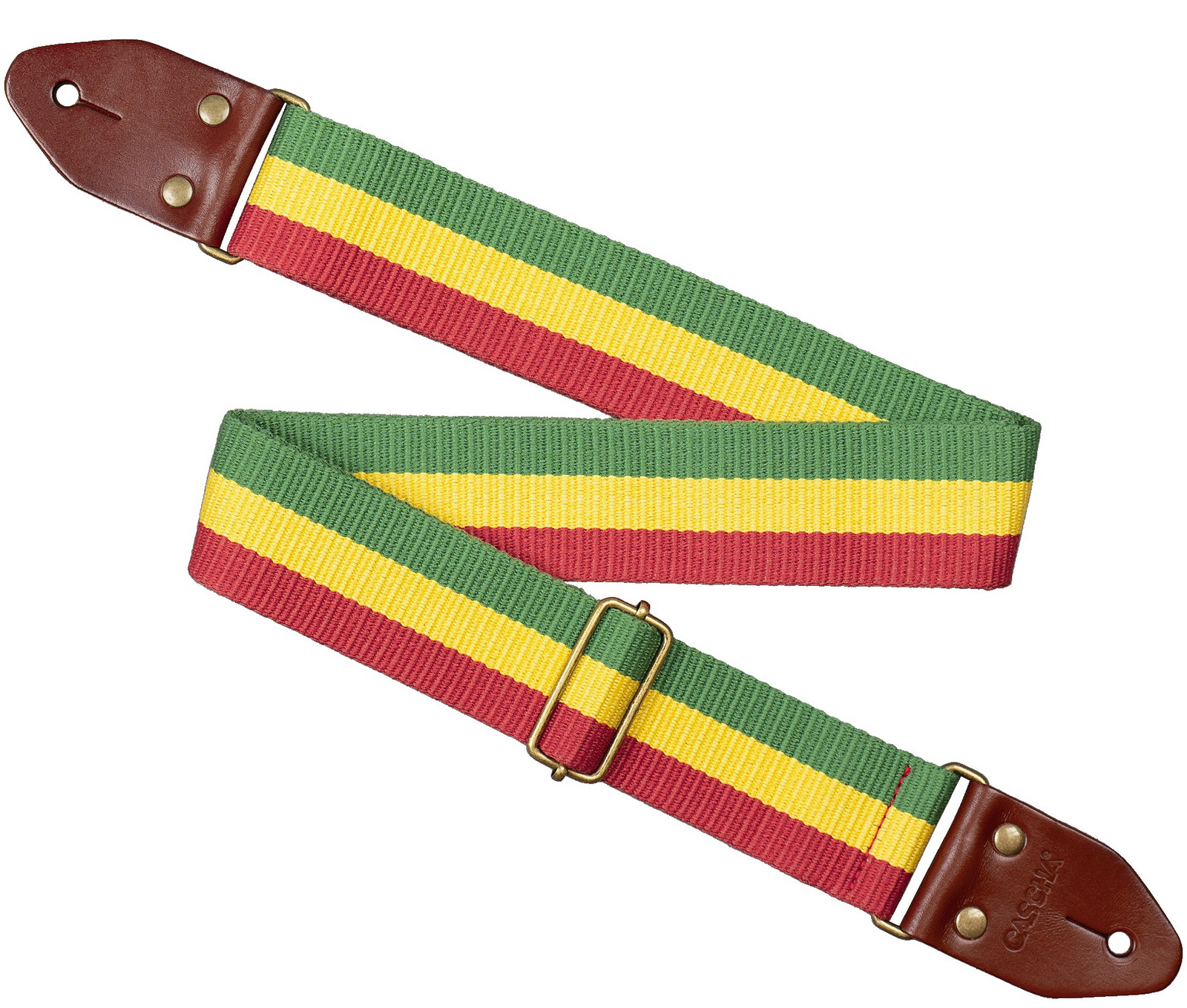 Cascha CGS-CD3 Guitar Strap Cotton - Rasta