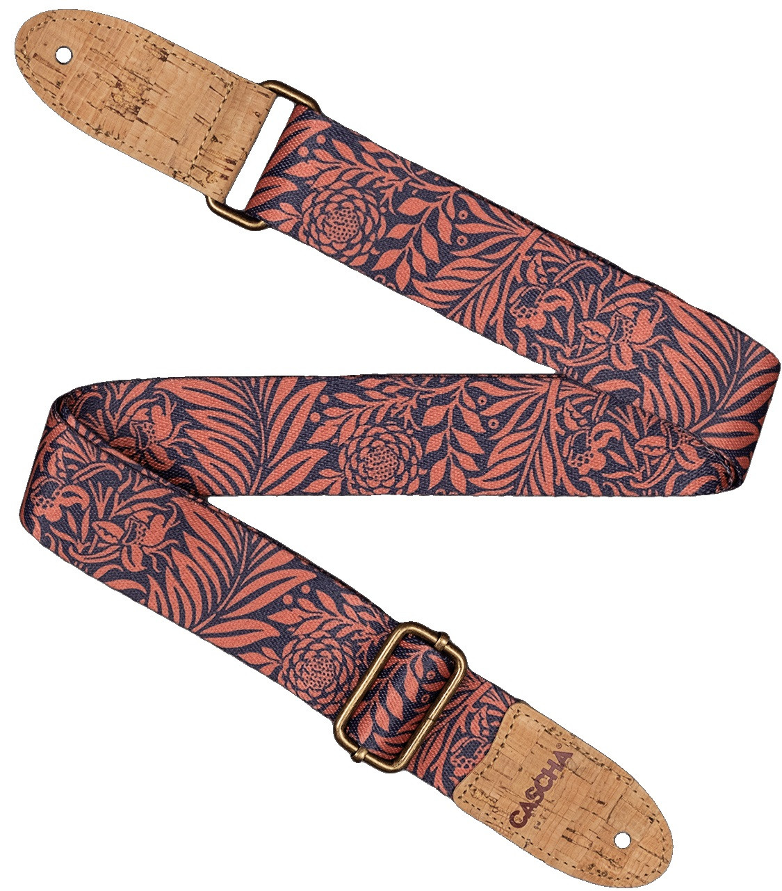 Cascha CUS-VC7 Ukulele Strap Vegan Cork - Rose Jungle