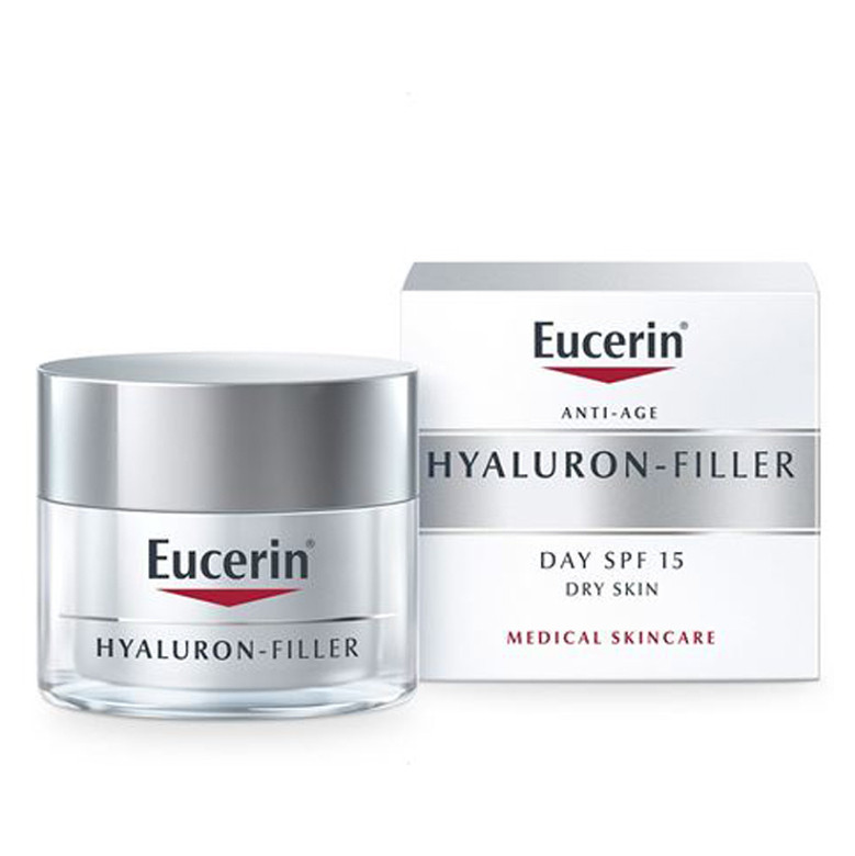 EUCERIN Hyaluron-Filler Denní krém SPF 15 pro suchou pleť 50 ml