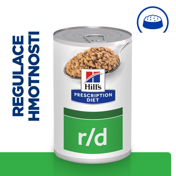 Hill's Precription Diet r/d Weight Reduction konzerva 12x350g