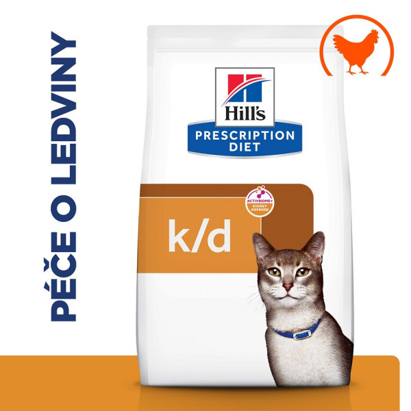 Hill's Prescription Diet k/d Péče o ledviny pro kočky 8kg