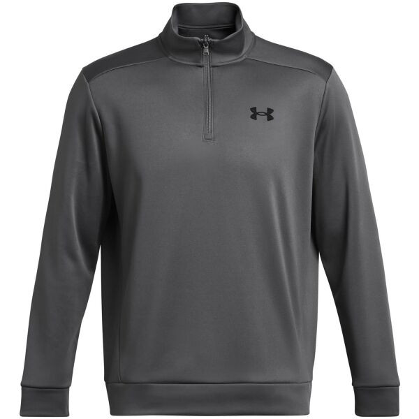 Under Armour ARMOUR FLEECE 1/4 ZIP Pánská flísová mikina, šedá, velikost