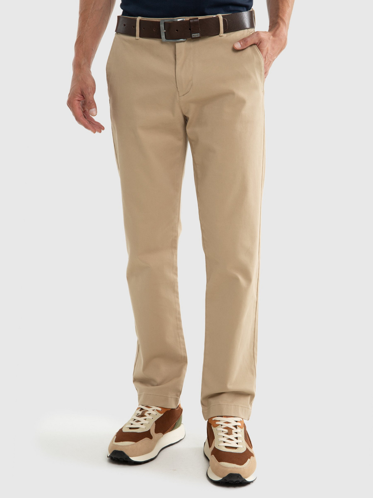 Big Star Man's Chinos Trousers Non Denim 350017 801