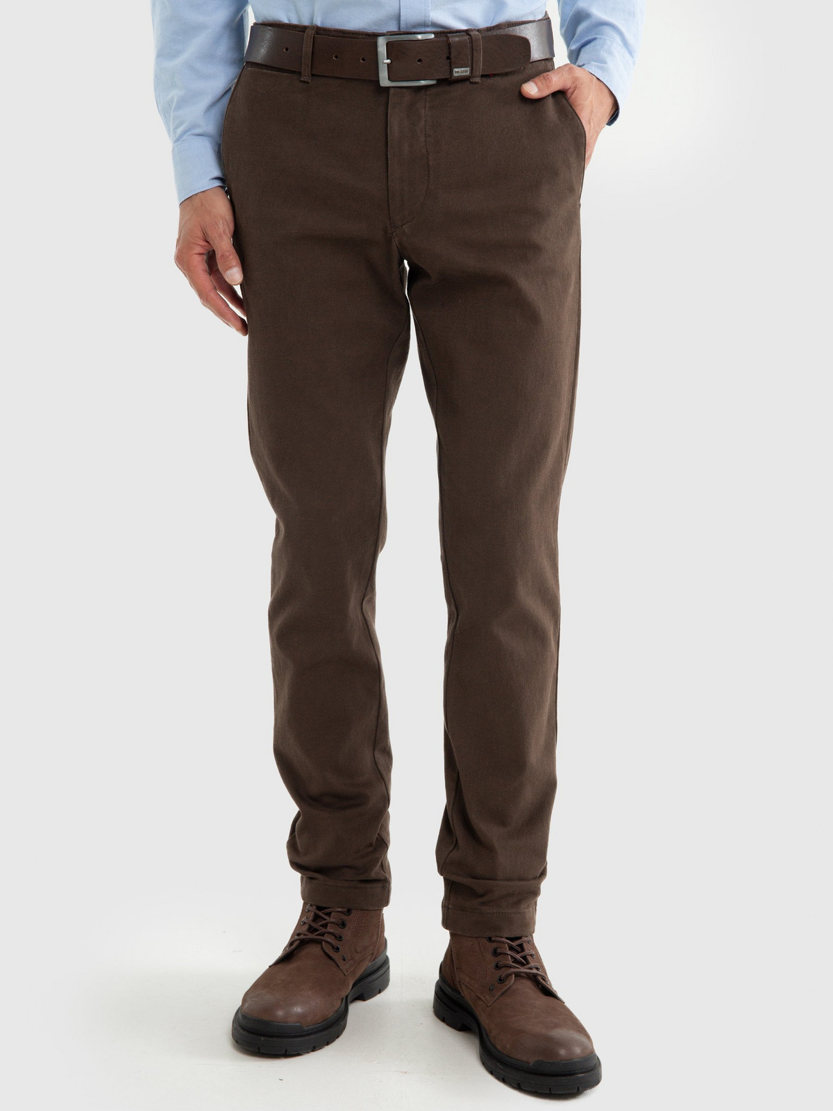 Big Star Man's Chinos Trousers Non Denim 350016 803