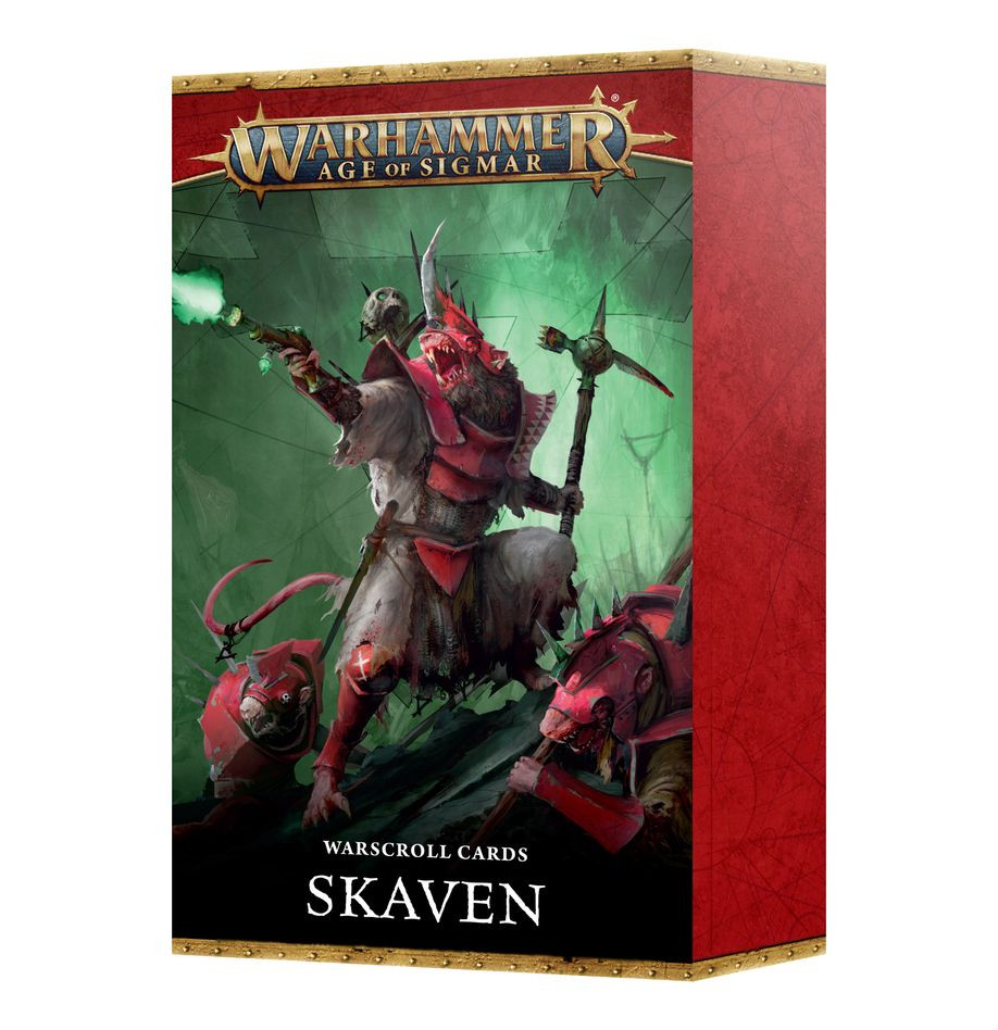 Games Workshop Age of Sigmar: Warscroll Cards: Skaven - EN