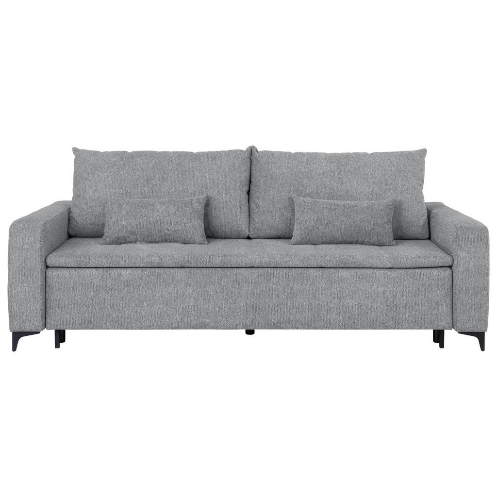 Carryhome POHOVKA, dřevo, kov, textil, šedá