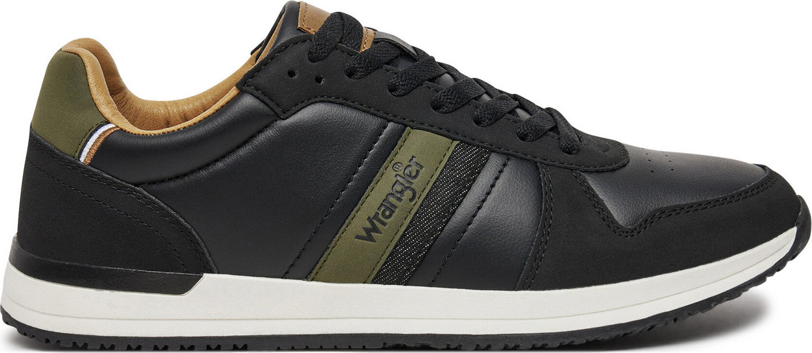 Sneakersy Wrangler Wyatt Men Low 20243018.25Y Černá