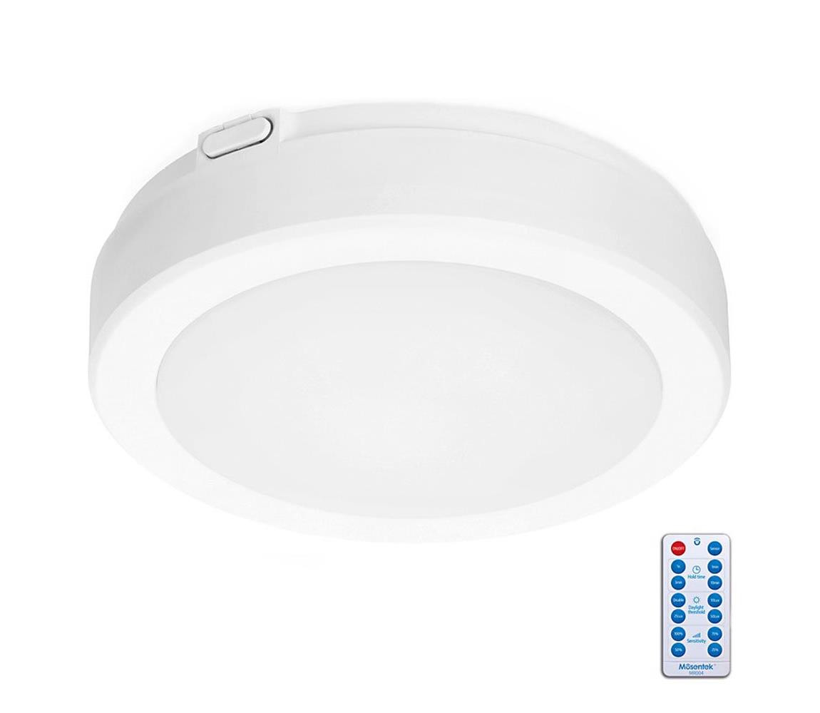 LED Koupelnové stropní svítidlo se senzorem NAIROS LED/12W/230V IP65 bílá + DO