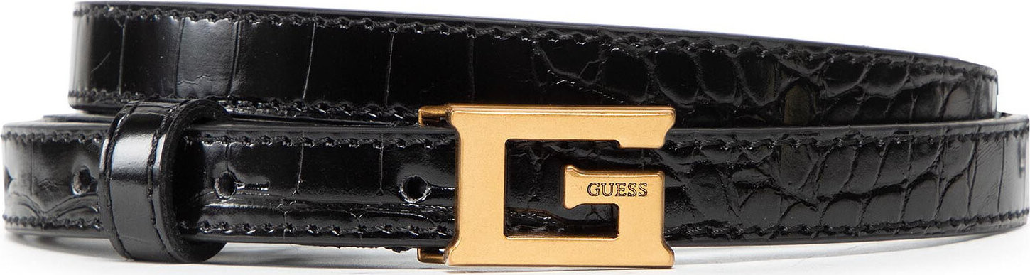 Dámský pásek Guess Enisa Adj & Not Rev Belt BW7626 P2215 Černá