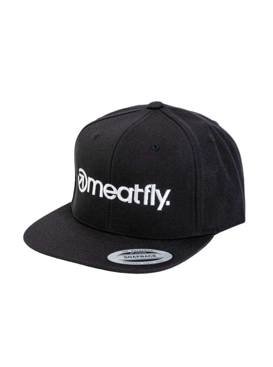 Kšiltovka meatfly rens snapback černá one size