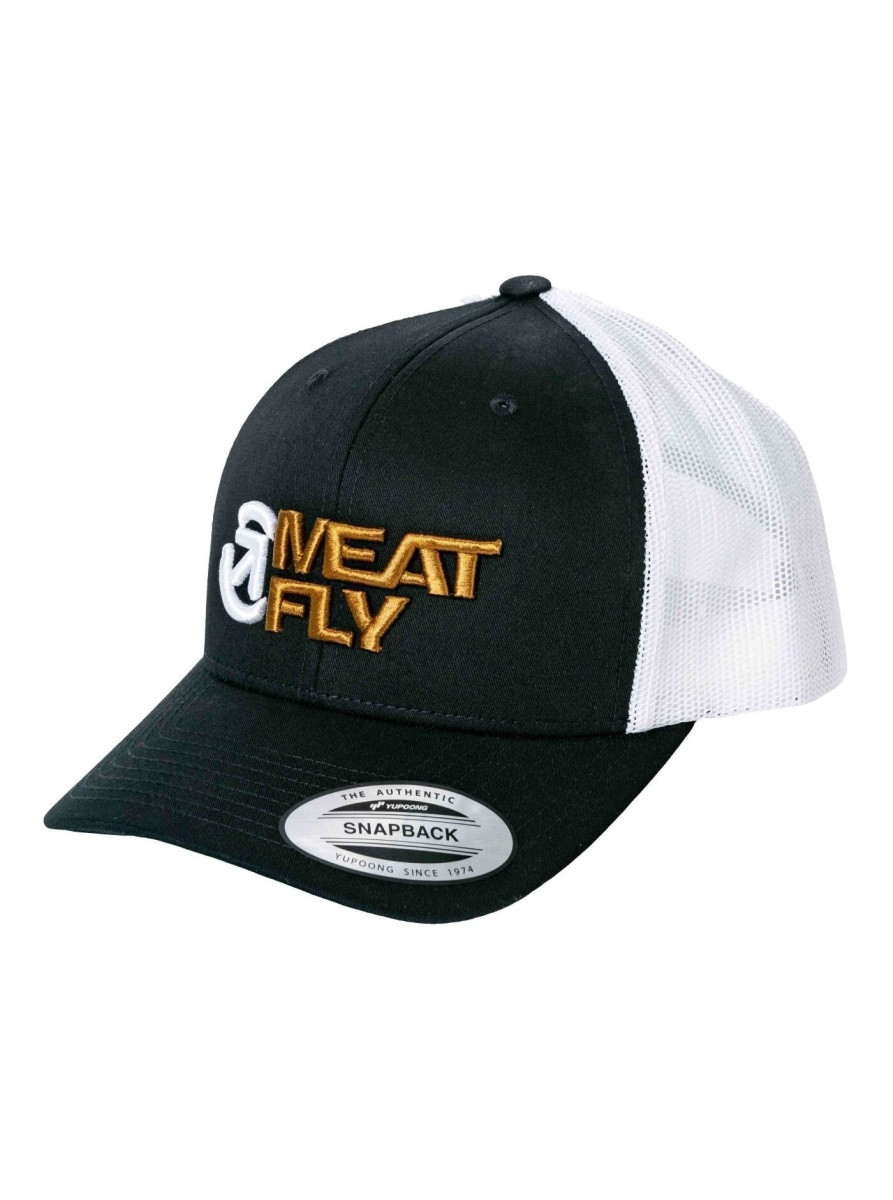 Kšiltovka meatfly setty trucker černá/bílá/hnědá one size