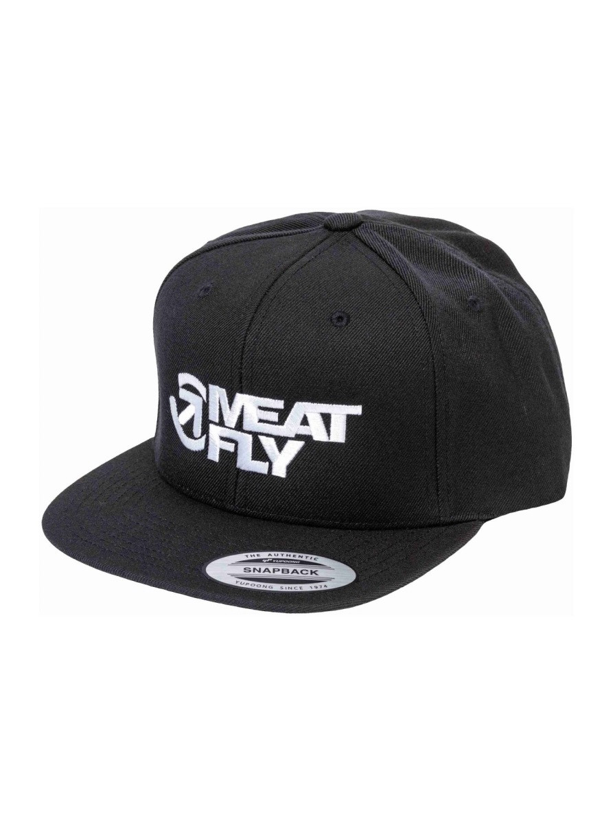 Kšiltovka meatfly ness snapback černá one size