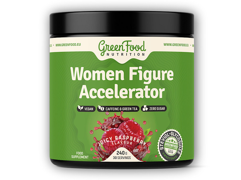 GreenFood Nutrition Women figure accelerator 240g Varianta: jablkový juice