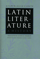 Latin Literature: A History (Conte Gian Biagio)(Paperback)