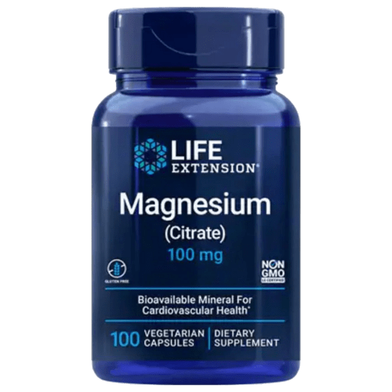 Life Extension Magnesium (Citrate) Velikost balení: 100 Kapslí