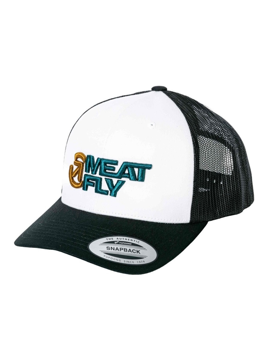 Kšiltovka meatfly setty trucker bílá/černá one size