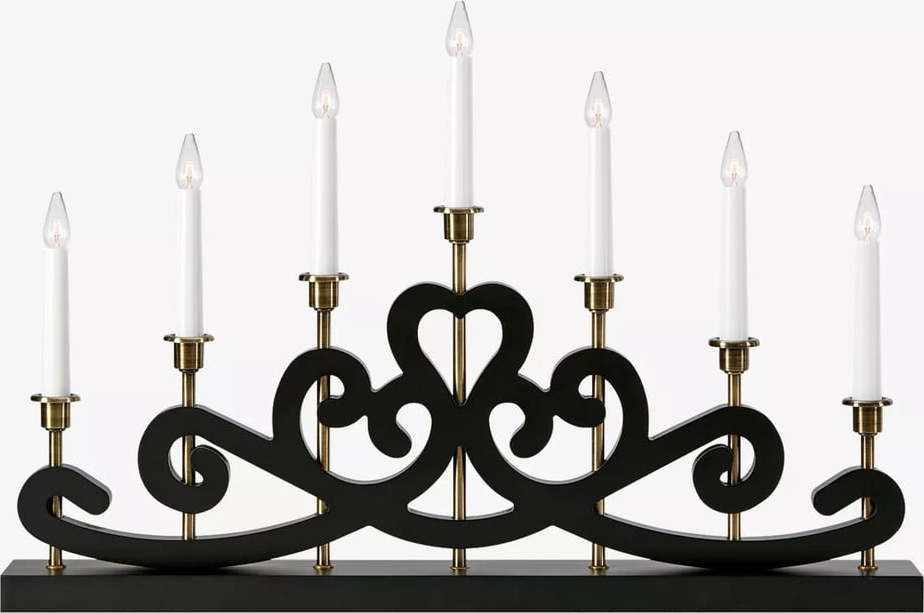 Černá vánoční světelná dekorace Nightfall – Markslöjd