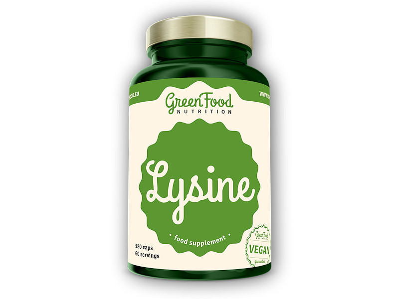 GreenFood Nutrition Lysine 120 kapslí NEW