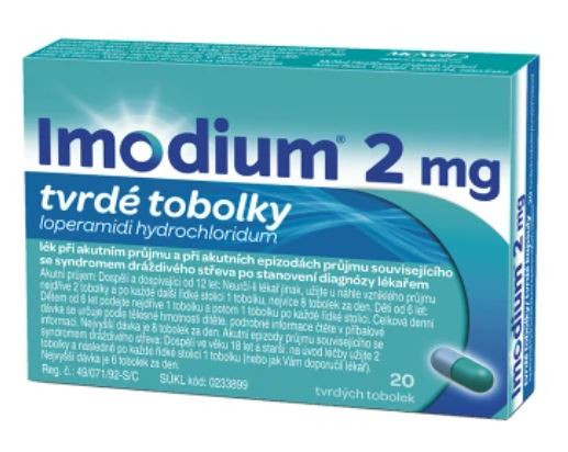 Imodium 2mg tvrdé tobolky 20