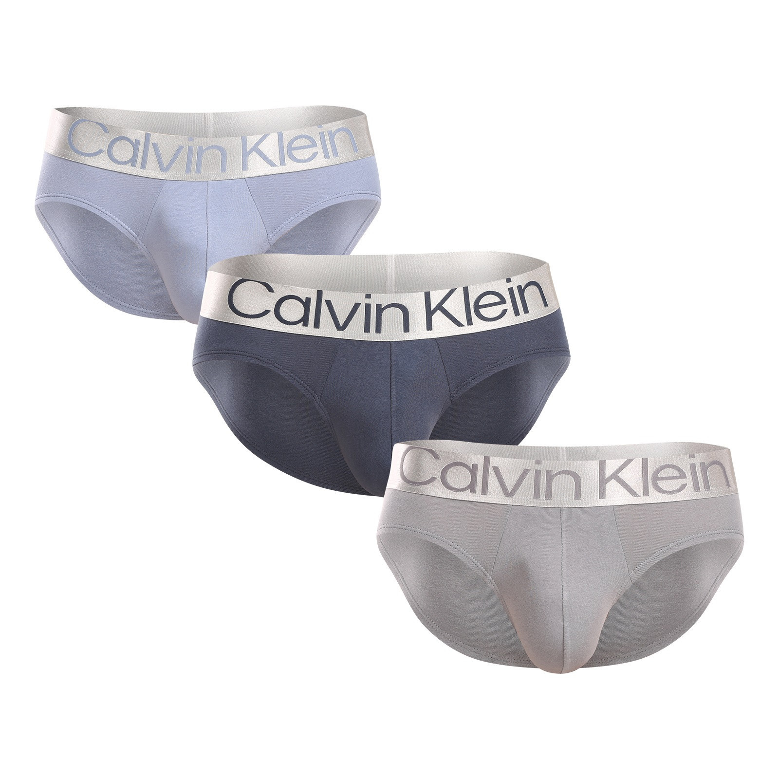 3PACK pánské slipy Calvin Klein vícebarevné (NB3129A-PZD) S