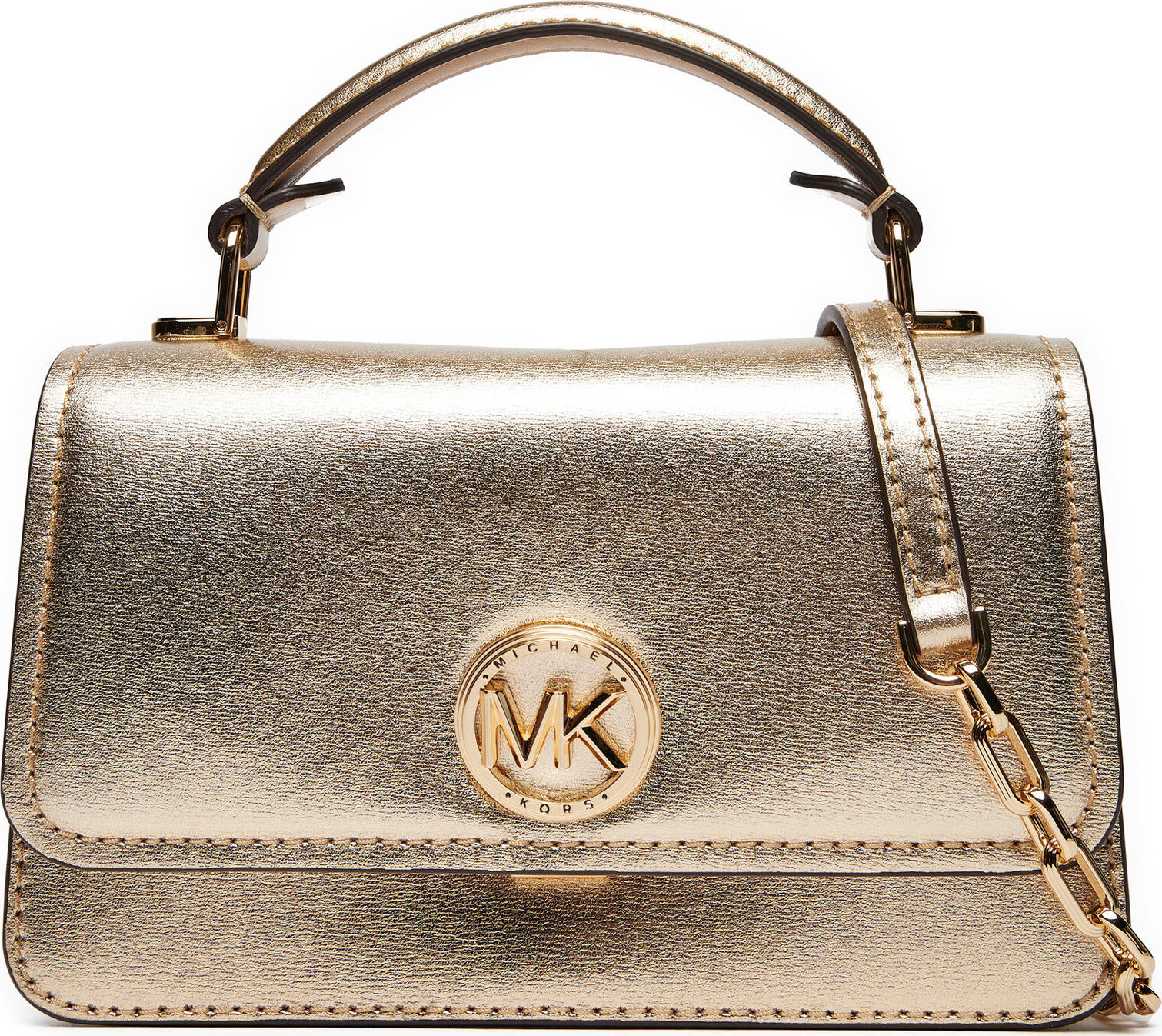 Kabelka MICHAEL Michael Kors Delancey 32T4GD8C5M Zlatá