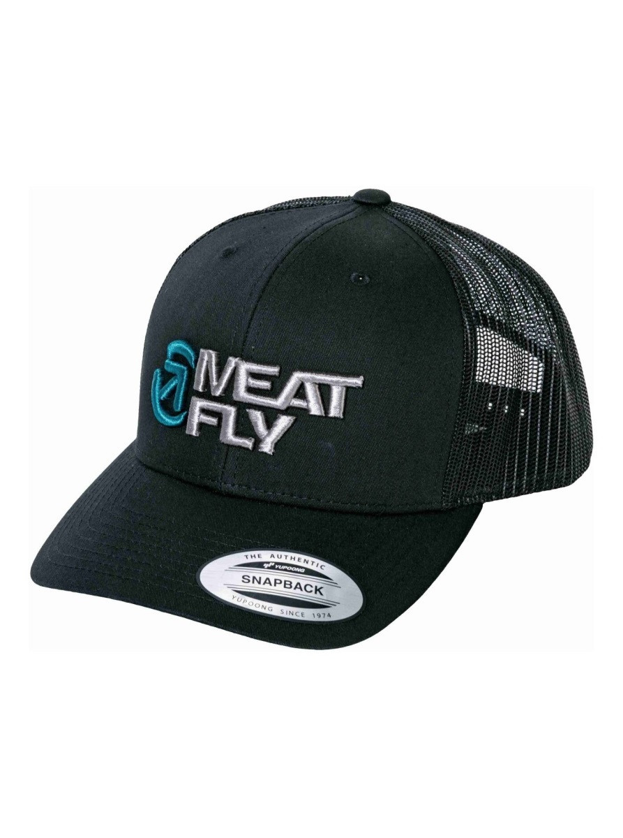 Kšiltovka meatfly setty trucker černá/petrolejová one size