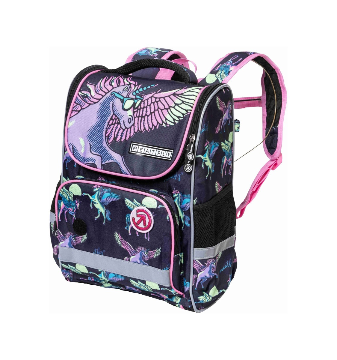 Školní aktovka meatfly alex černá one size