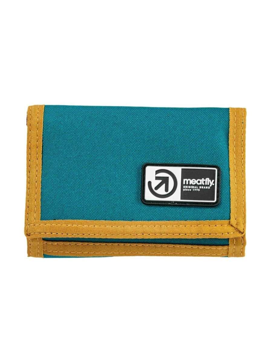 Peněženka meatfly dewey zelená/žlutá one size