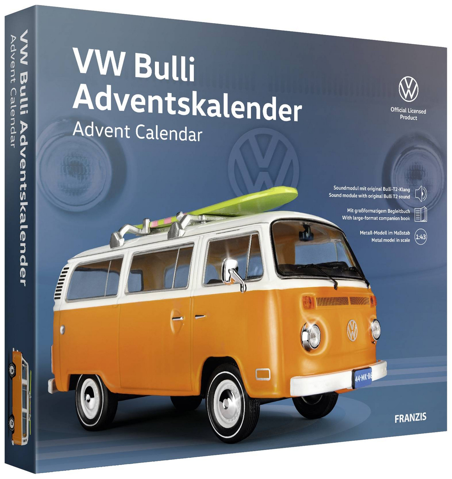 Franzis Verlag VW Bulli stavebnice adventní kalendář