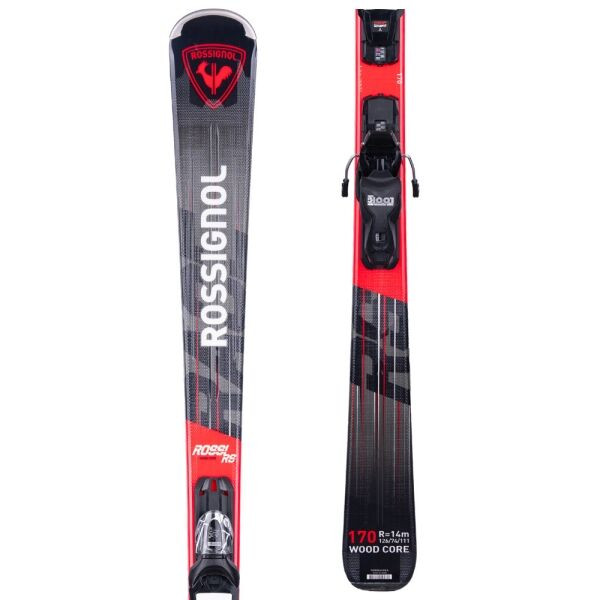 Rossignol ROSSI RS XPRESS + XPRESS 10 GW Sjezdové lyže, černá, velikost