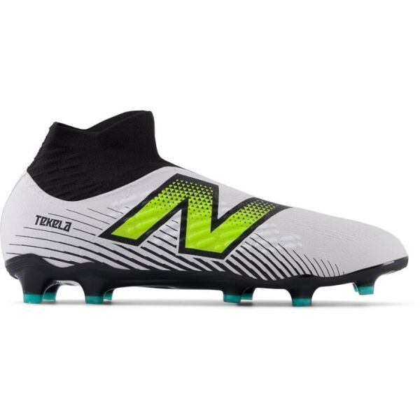 New Balance TEKELA MAGIA V4+ FG Pánské kopačky, bílá, velikost 45