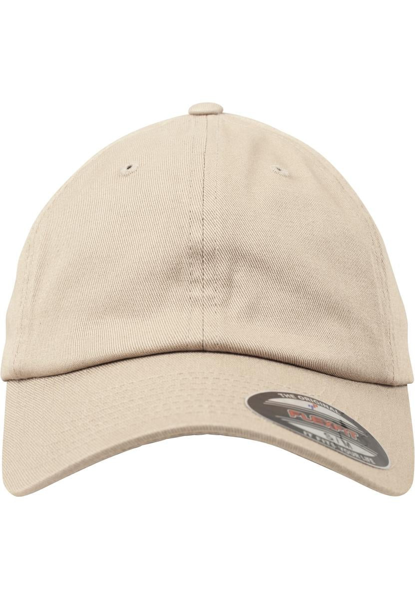 Khaki čepice Flexfit Cotton Twill Dad Cap