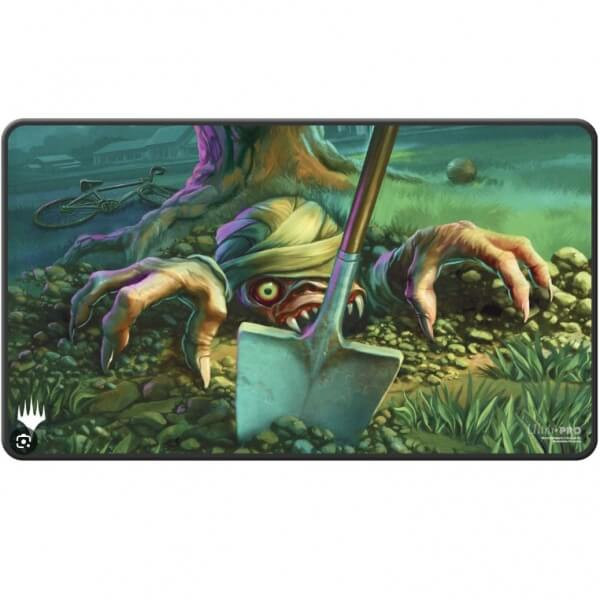 Hrací podložka Magic the Gathering - Duskmourn Exhume Black (Stitched)