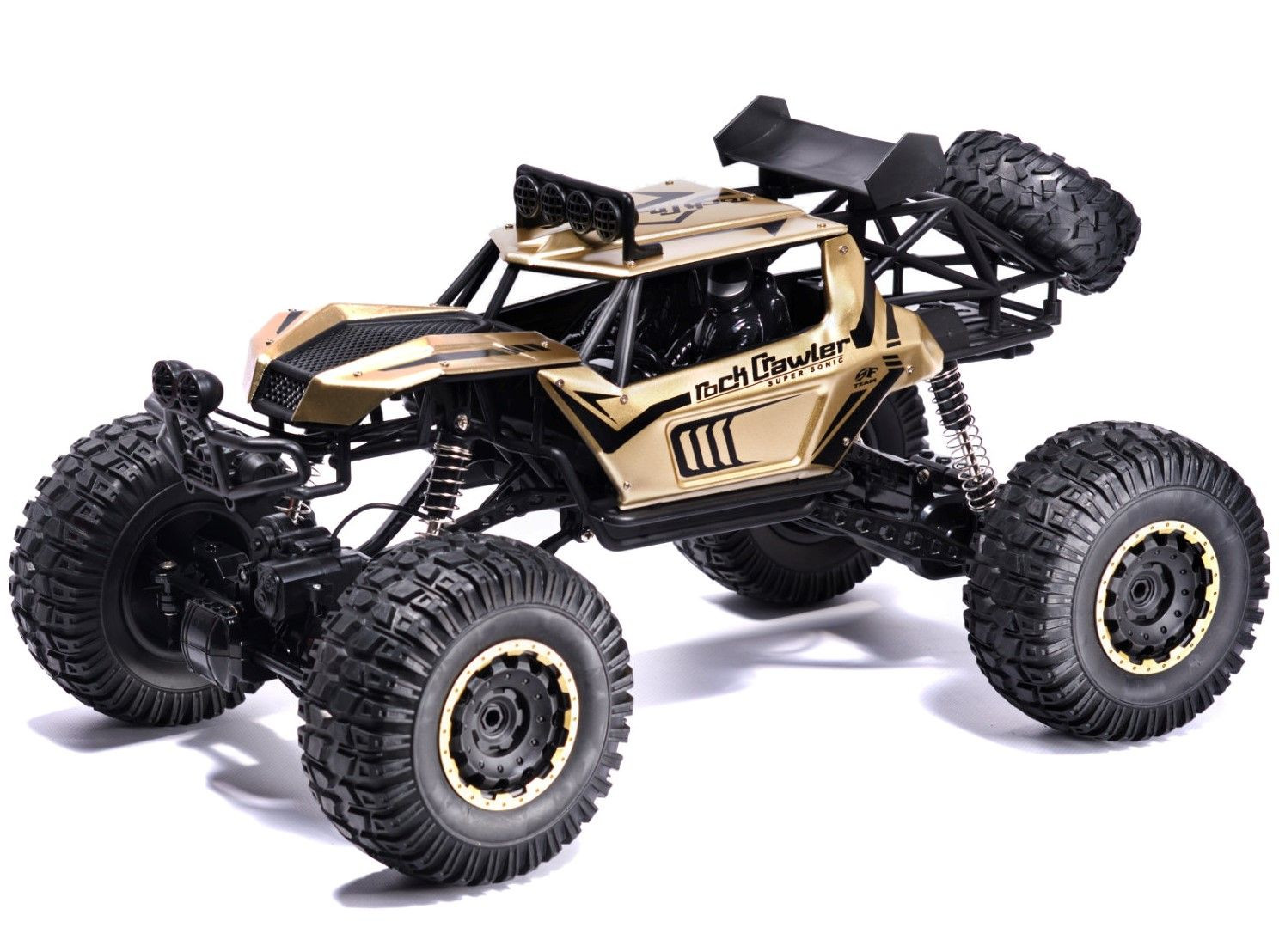 Double Eagle RC auto Rock Crawler 4x4 s kovovými díly, 2.4GHz, zlatá, RTR 1:8