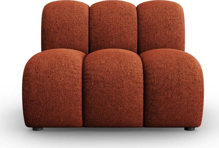 Modul pohovky v cihlové barvě (středový díl) Lupine – Micadoni Home