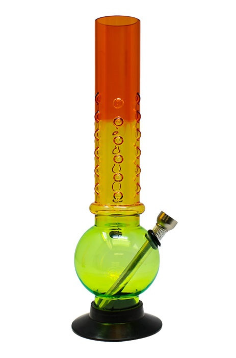 WeedShop Barevný akrylový bong s baňkou 32cm