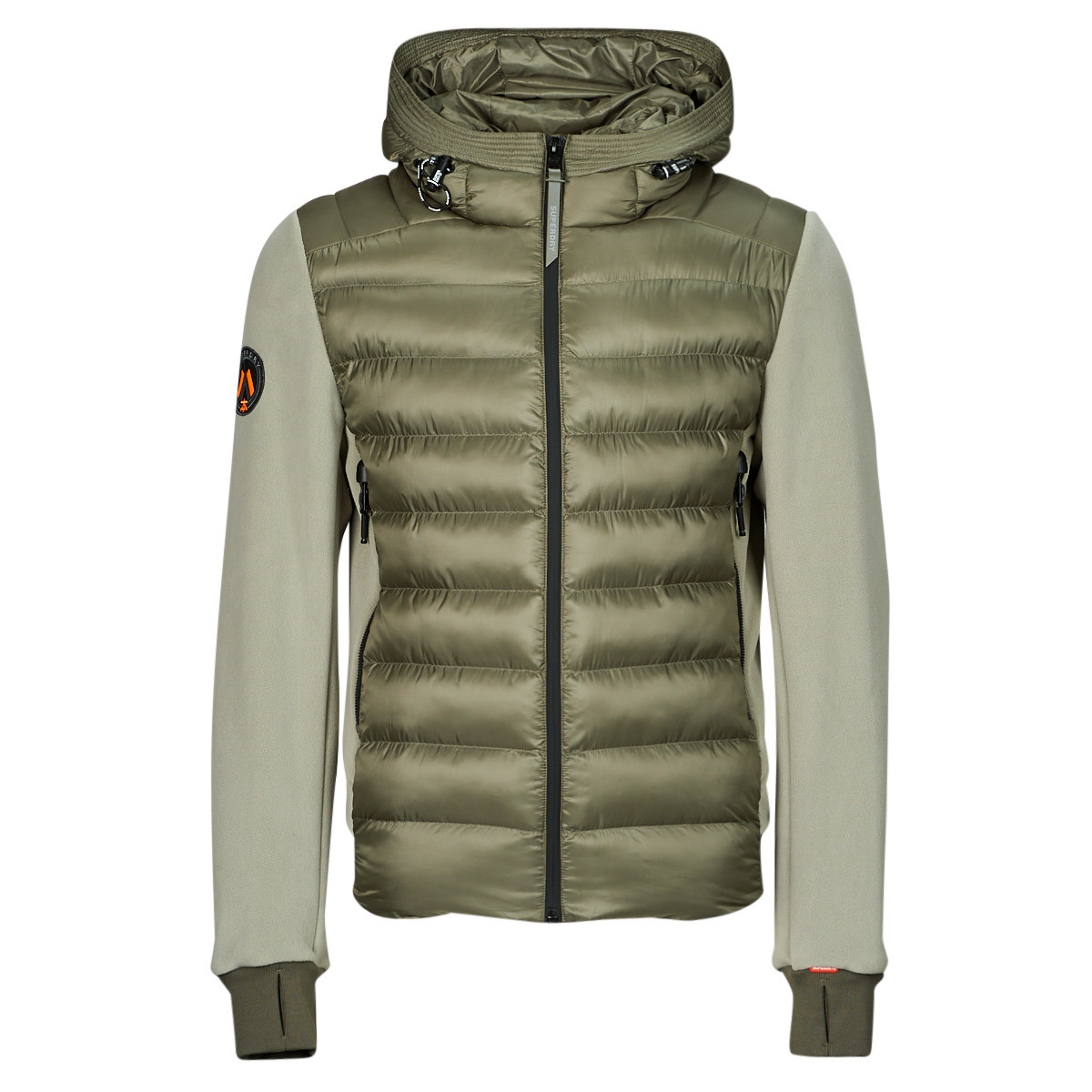 Superdry  HOODED STORM FLEECE  Khaki