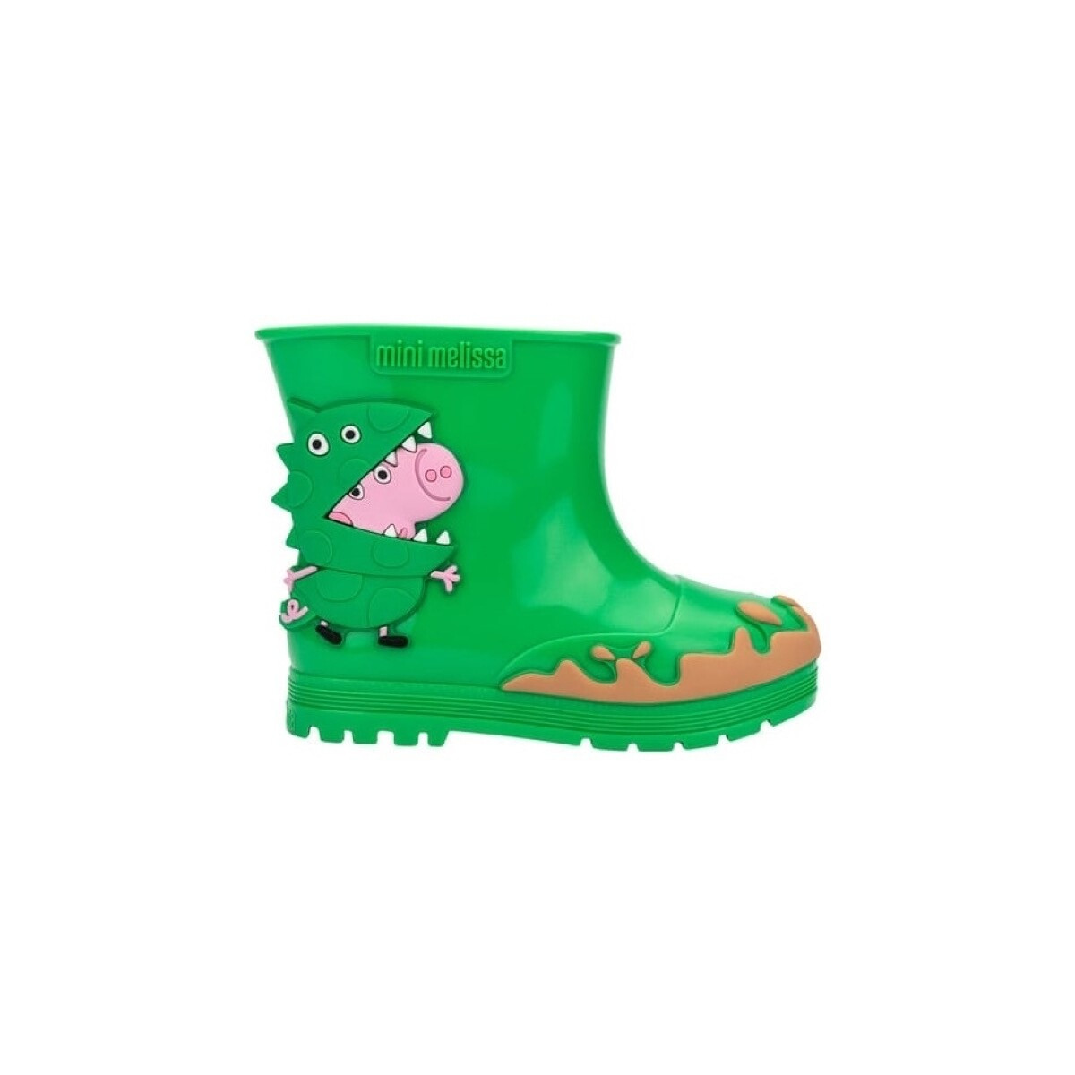 Melissa  MINI  Welly + Peppa Pig Boots - Green/Beige  Zelená