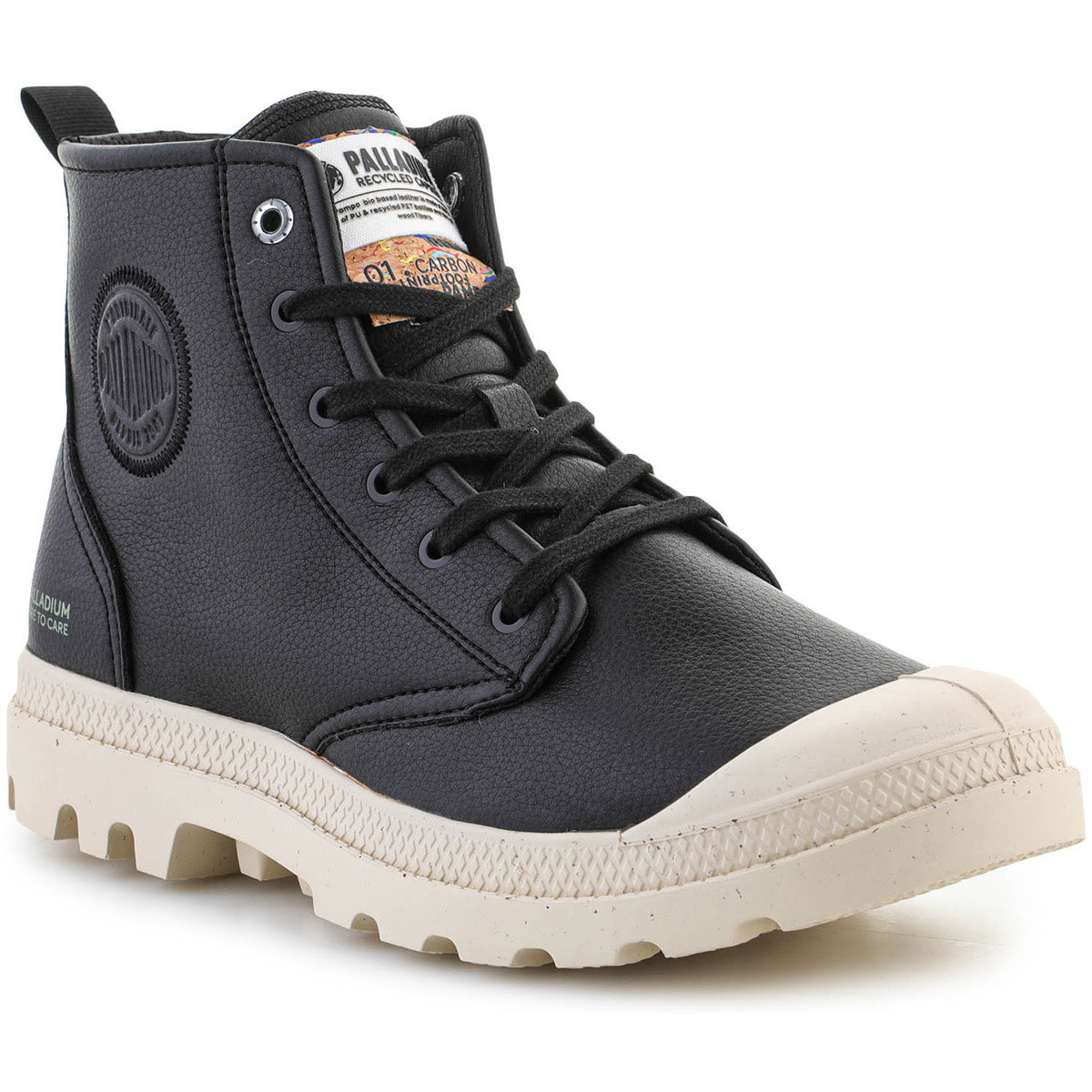 Palladium  Pampa Hi Re-Vegan Leather 74378-008-M Black  Černá