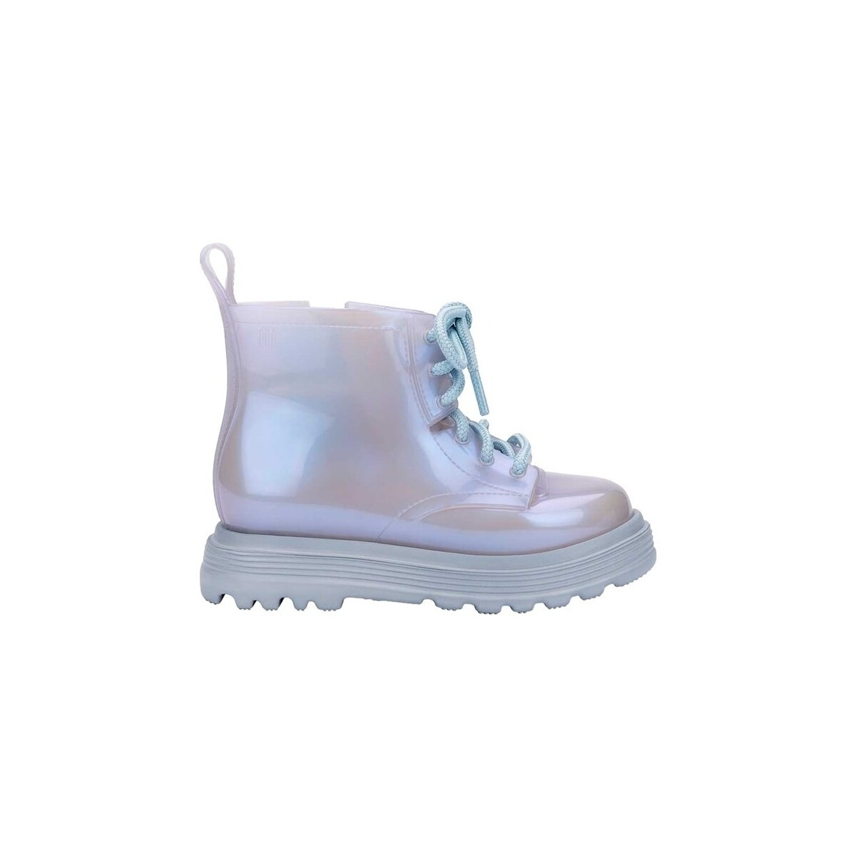 Melissa  MINI  Coturno Kids Boots - Pearly Blue  Modrá