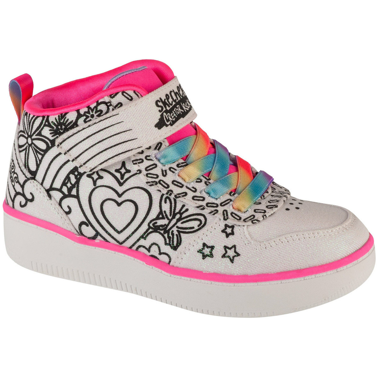 Skechers  Sport Court 92 - Color Me Kicks  Bílá